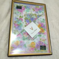 バレンチノ　ハンカチ２つセット　花柄　箱入り　新品未使用　レディース　婦人