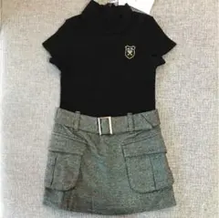 【新品】べべ  半袖ワンピース110