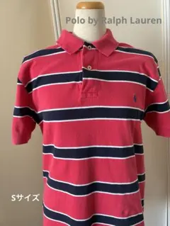Polo by Ralph Lauren ポロシャツ ボーダーメンズ 赤 S