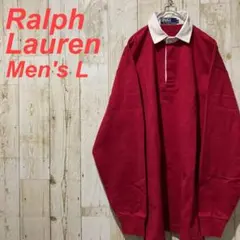 ラルフローレン☆ワンポイント刺繍ロゴ入りゆるだぼラガーシャツ