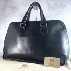 入手困難✨ ガンゾ GANZO ブライドルレザー ビジネスバッグ A4資料 黒色