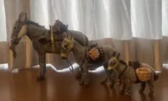 ロバ フィギュア 置物 インテリア