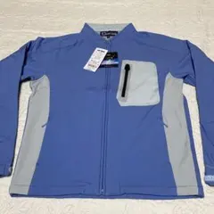 新品★耐久撥水 軽防寒 ブルゾン ジャケット ジャンパー ブルー