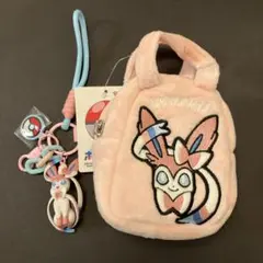 ニンフィア　ミニコロバッグ　フェイス　ver5　ポケモン　ピンク　キーホルダー