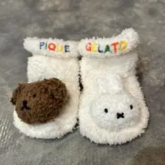 ジェラピケ　【Dick Bruna】【BABY】ベビモコソックス （CRM）