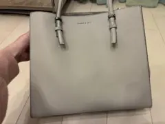 charles&keith Sansa サンサ トートバッグ - グレー