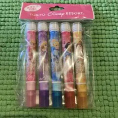 ディズニー　スタンプ付きカラーペンセット　ディズニーリゾート　プリンセス