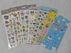 【正規品】たまごっち　大人の図鑑シール　4サイズステッカー　エポキシステッカー