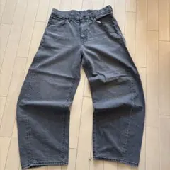 バギーデニム32 グレー