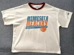 DISCUS ATHLETIC リンガーTシャツ Mサイズ バスケットプリント