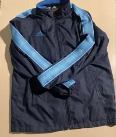 adidas CLIMAPROOF ジャージ M 152cm ネイビー　ブルー