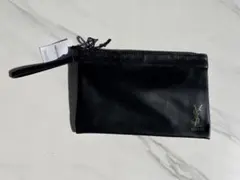 イヴ・サンローラン　ポーチ　黒