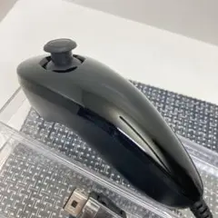【フルメンテナンス】Wii WiiU ヌンチャク ブラック 黒色 a