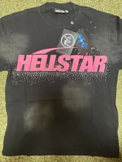 HELLSTAR Tシャツ ブラック ピンク