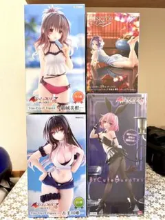 ToLOVEるダークネス フィギュア4体　西連寺　古手川唯　結城美柑　モモ