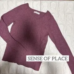 SENSE OF PLACE トップス