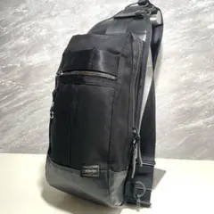 人気✨ PORTER ボディバッグ HEAT スリング バッグ ブラック