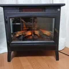 【極美品】QVCジャパン 暖炉型ヒーター ファンヒーター 電気ストーブ 黒 極美品】QVCジャパン 暖炉型ヒーター ファンヒーター 電気
