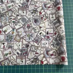 T165 リバティ 26×31cm スタンプコレクション パープル タナローン