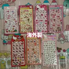 海外製品　キティ　ぷくぷくシール