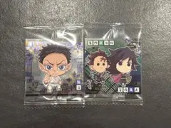 【匿名配送】鬼滅の刃 デフォルメシールウエハース 其ノ十四 2枚セット