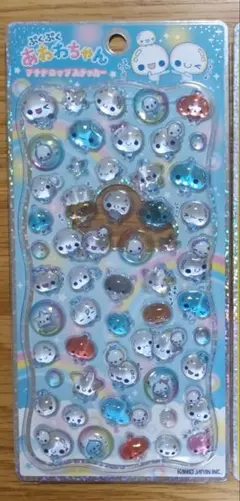 あわわちゃん　プチドロップステッカー　新品　シール
