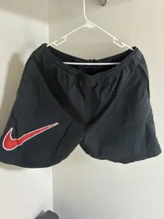 90s NIKE ナイキ ビッグスウォッシュ ナイロン ショーツ ハーフパンツ