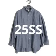 25ss Yarmo DUNGAREE RUFFLE SHIRTS シャツ