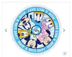 【送料込】ミッキー＆フレンズ ラウンドタオル