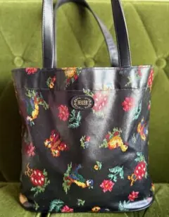 フェイラー トートバッグ ハンドバッグ ハイジ柄 ナイロン