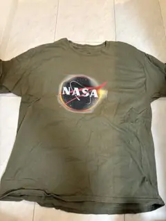 NASA オリーブグリーン Tシャツ