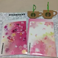 スターバックス 2015サクラビバレッジカード2種 おまけ付♡