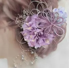 愛らしい髪飾り 結婚式 卒業式 成人式 ウエディング 和装髪飾り