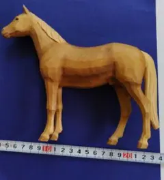 ハンスハグラー木製 馬の彫刻 約15cm