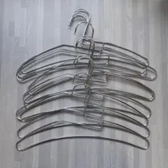 TAYA Tシャツハンガー W380mm クロームメッキ【10本セット】