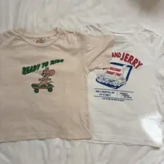 トムとジェリー Tシャツ 2枚セット 120cm