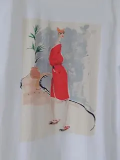 SALE中【ZARA】新品　美品‼️　イラストプリント ホワイトTシャツ