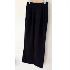 earth music & ecology コーデュロイパンツ ブラック