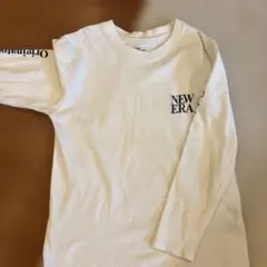 NEW ERA 長袖Tシャツ ホワイト 140サイズ