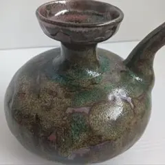 沖縄/希少/やちむん】蓋付き 荒焼（あらやち）四耳壺 高さ約49cm