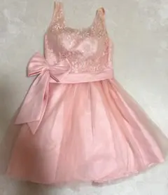 ミニドレス　ベビーピンク