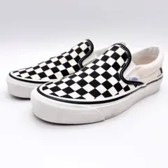 極美品 VANS スリッポン 98DX アナハイム チェック ブラック ホワイト