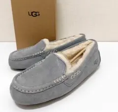 新品 24cm ★ UGG アグ ANSLEY アンスレー グレー モカシン
