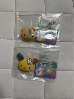 サンリオキャラクターズ　ミニチュアおめんコレクション　キティ　ウサハナ