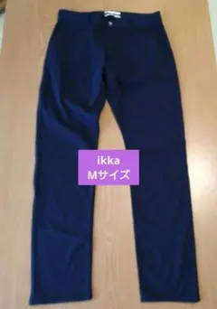 ikka ネイビー M 裏起毛