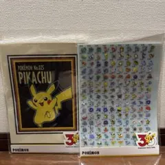 3COINS ポケモン 30周年 クリアファイル