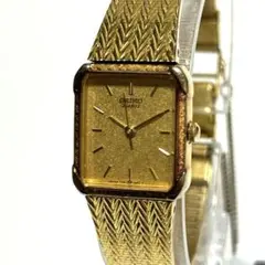SEIKO QZ ゴールド タンク スクエア Y2K レディース 時計 新品電池