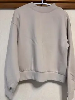 GU ダブルフェイスプルオーバー S ナチュラル