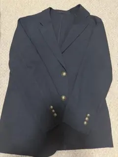 紺ブレ テーラードジャケット