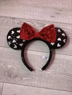 ディズニーカチューシャ ハート模様